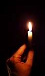 easter vigil,lighted candle,sharing,light