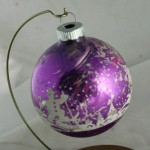 vintage ornament,Shiny Brite,stencil,glass ball